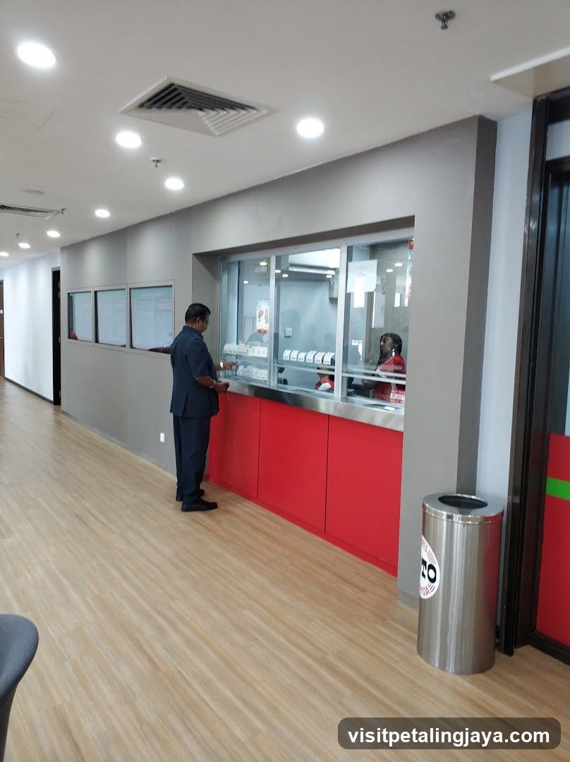 Service Counter Interior
