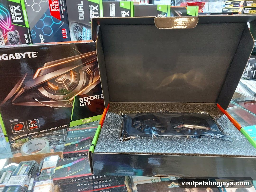 Gaming Graphics Card Display