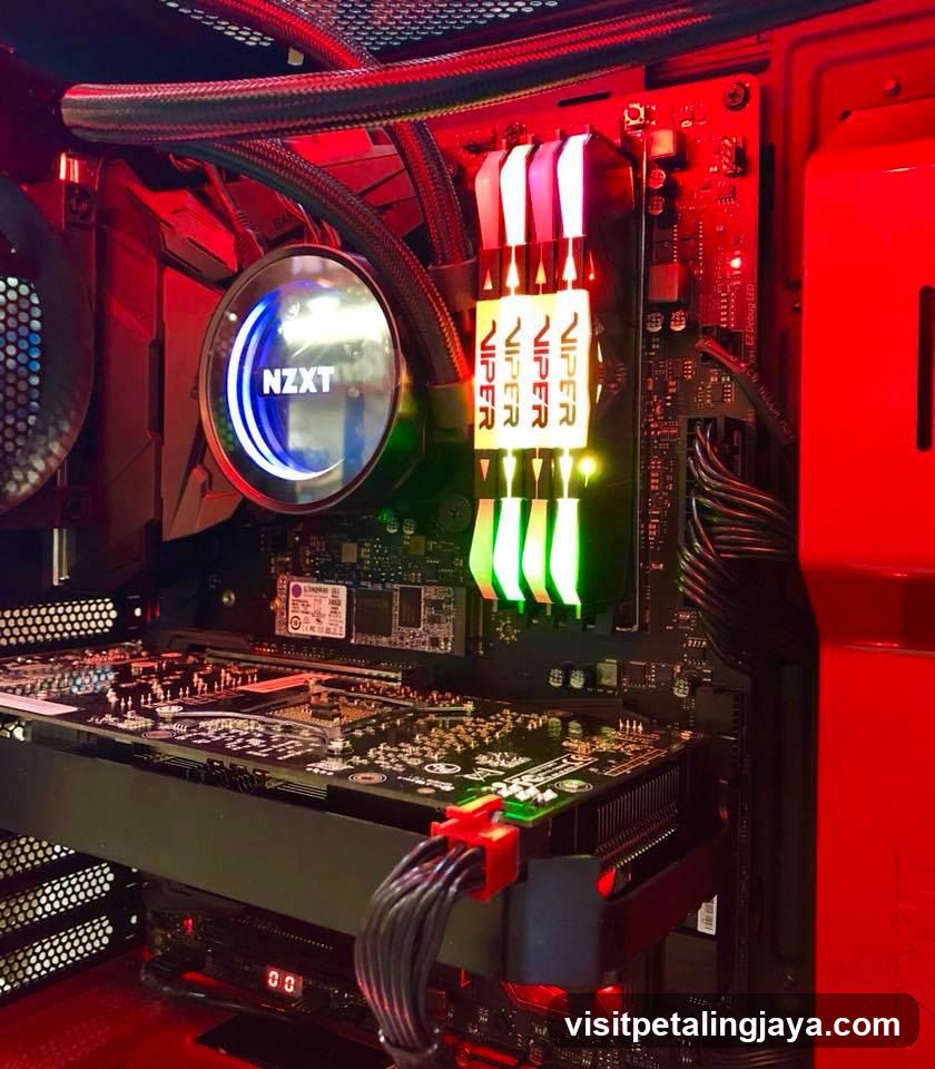NZXT PC Build Interior