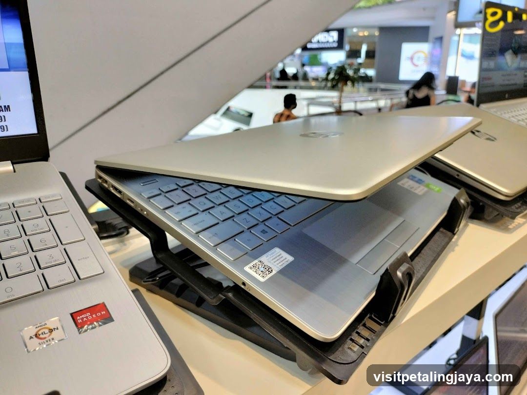 Laptop Display in Store