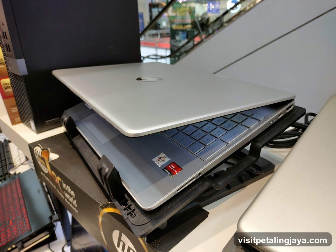 Laptop Display on Counter