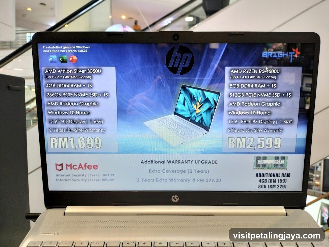 HP Laptop Display Ad