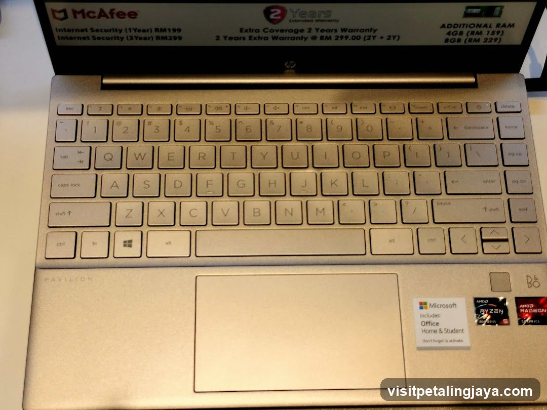 HP Pavilion Laptop Display