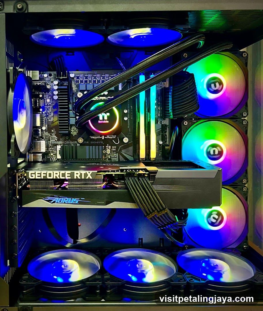 RGB PC Build Interior