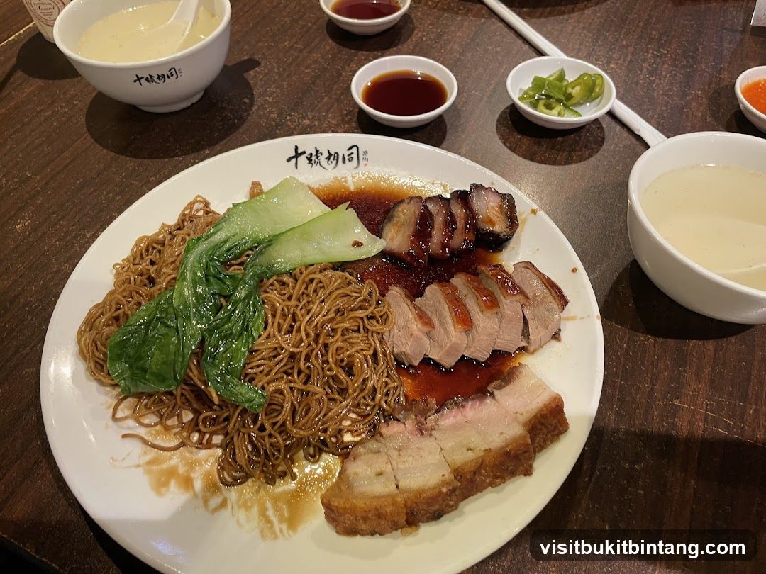 Roasted Meats with Noodles