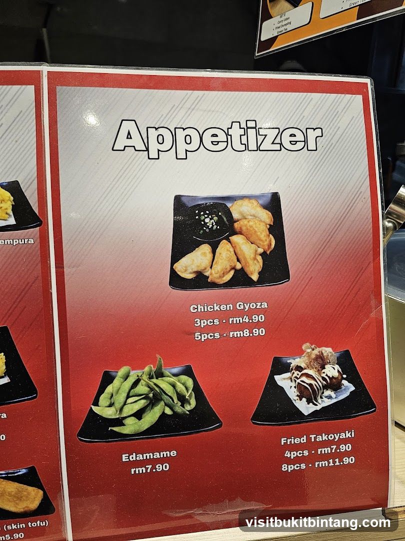 Appetizer Menu