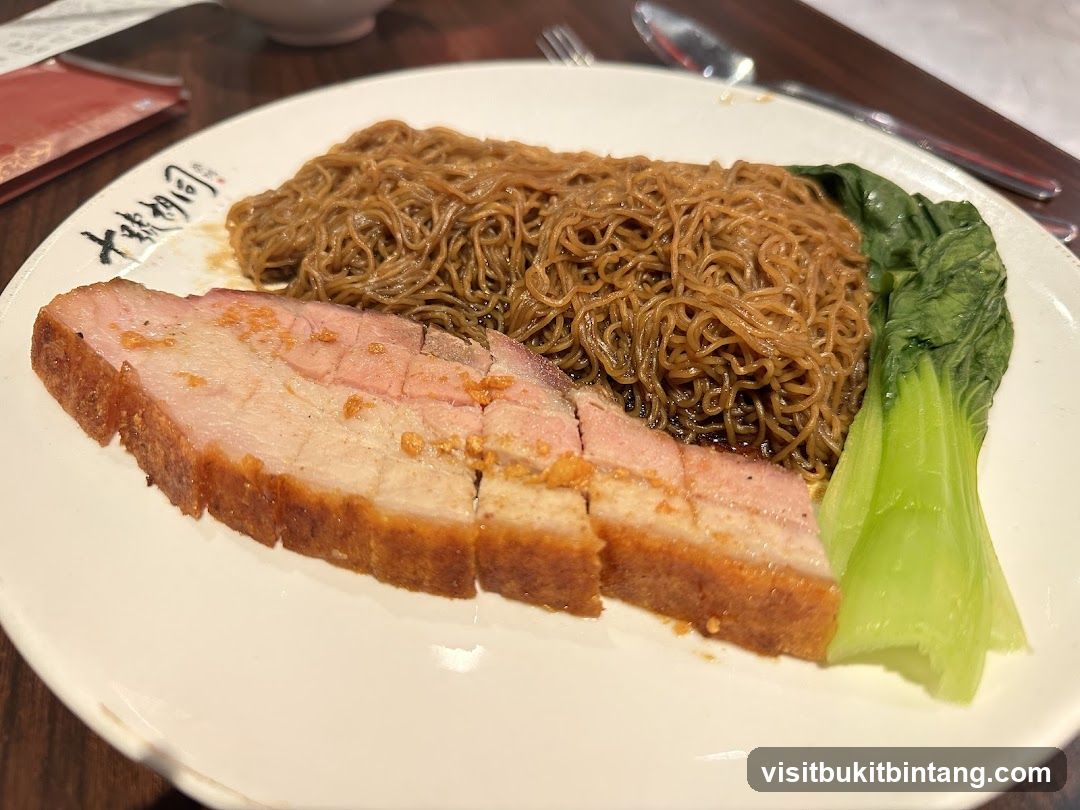 Roast Pork Belly with Noodles