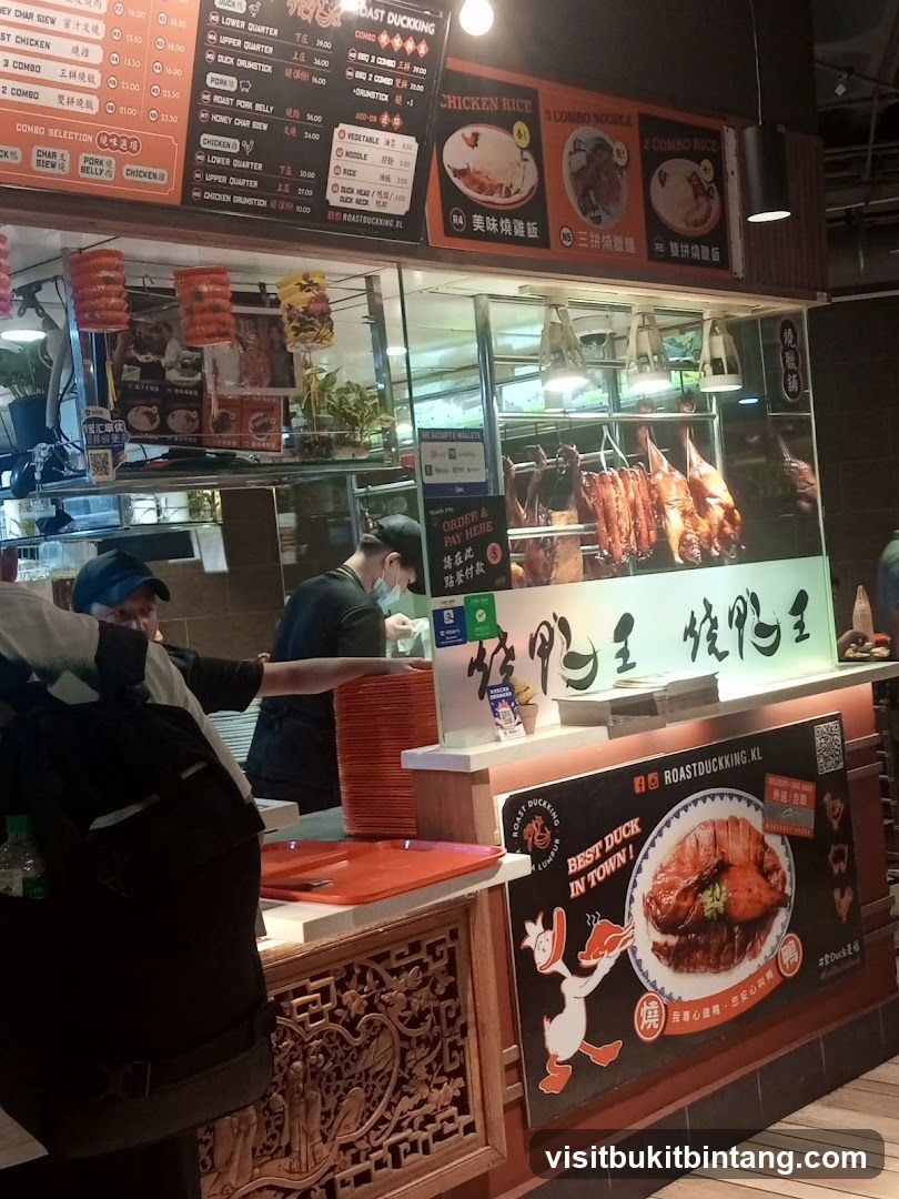 Roast Duckling Restaurant Counter