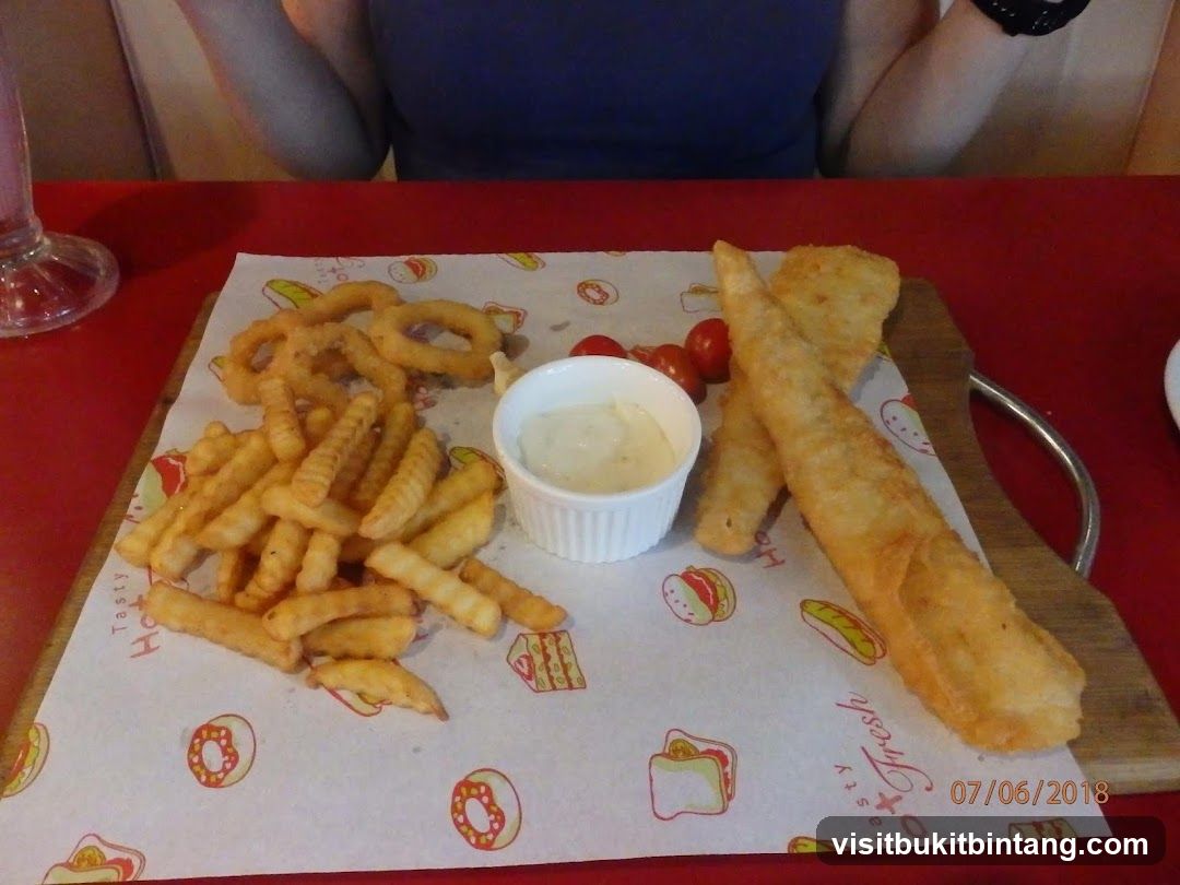 Fish and Chips with Onion Rings