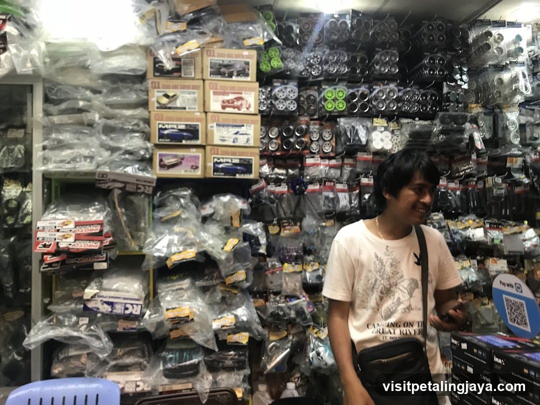 Car Accessories Store Interior
