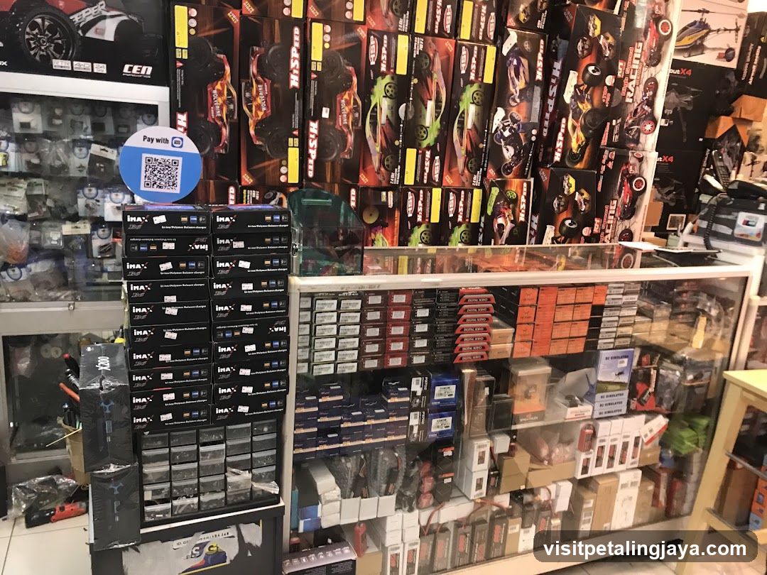 Toy and RC Car Store Interior