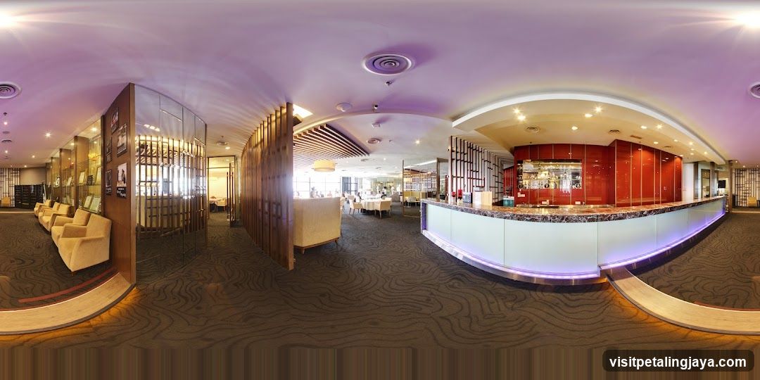 Interior of a modern restaurant or lounge area
