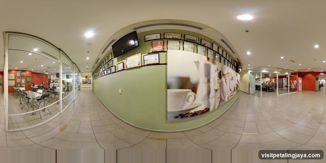 Interior of a coffee shop or café