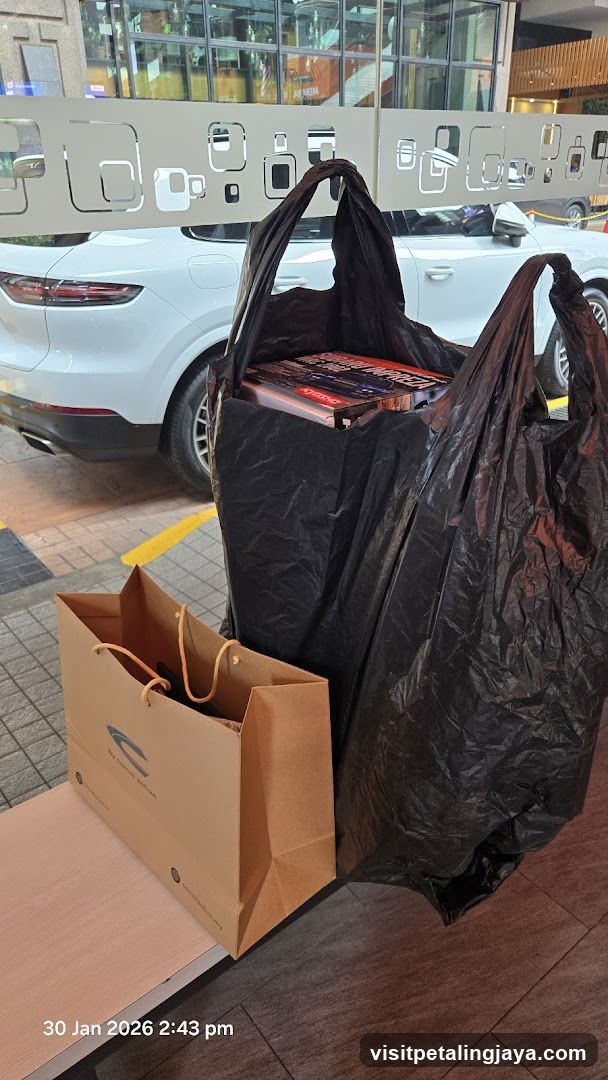 Shopping Bags with Products