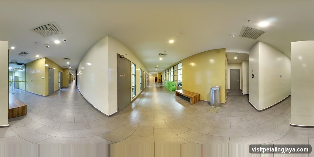 Interior Hallway with Seating Area
