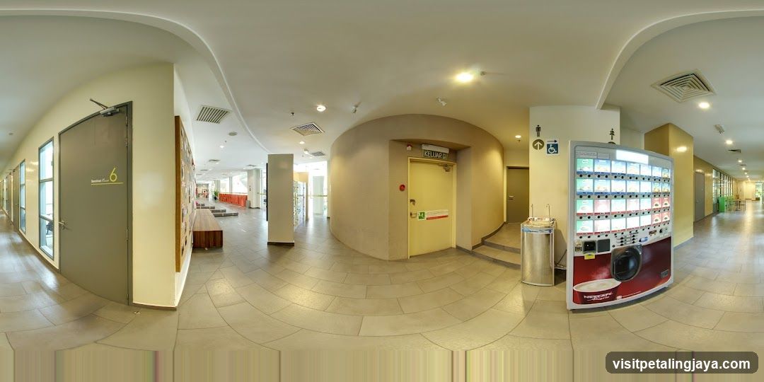 Interior Hallway with Vending Machines