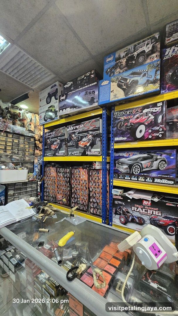 Toy and RC Car Shop Interior