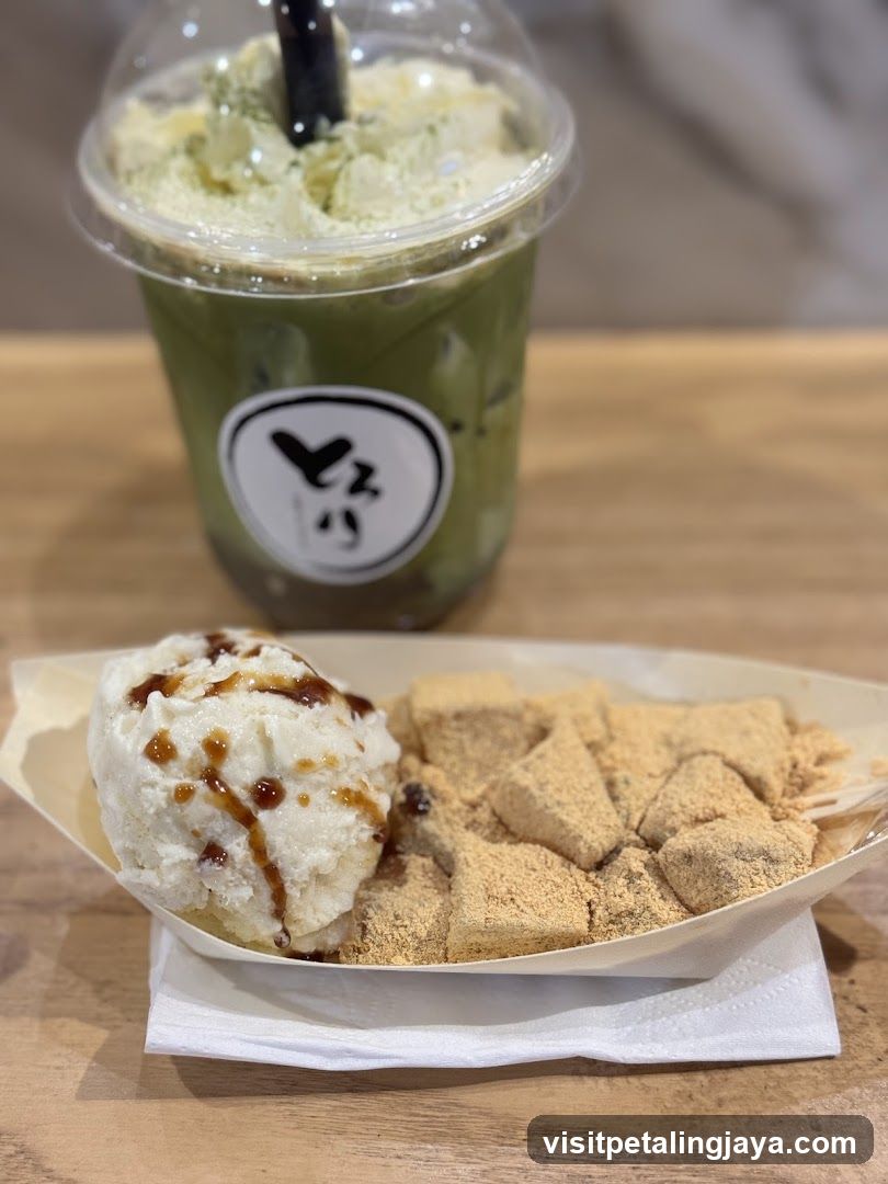 Matcha Drink and Dessert