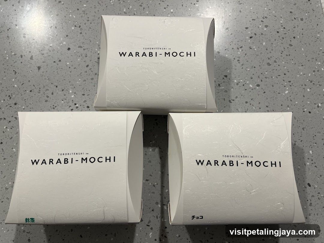Warabi-Mochi Packaging Display
