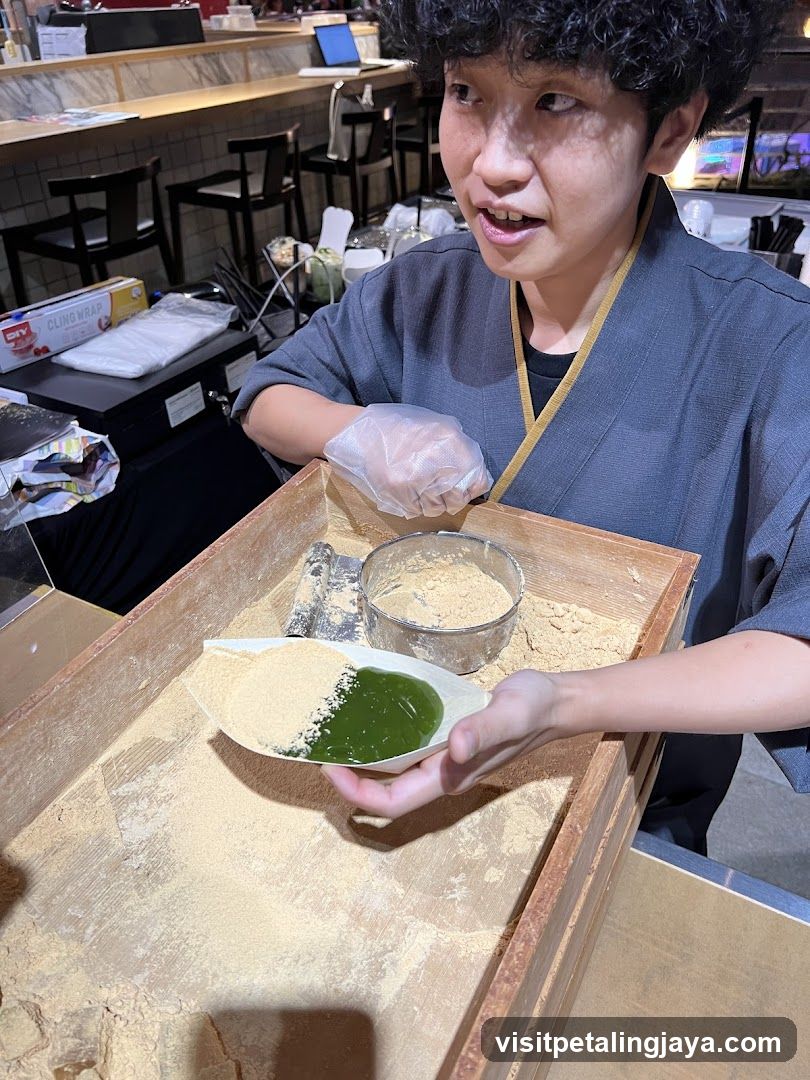 Matcha Ice Cream Preparation