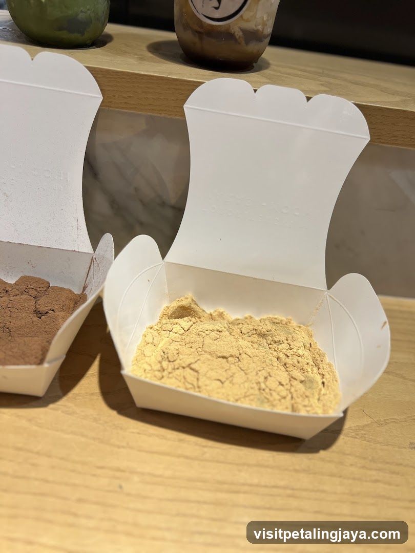 Powdered Dessert Samples