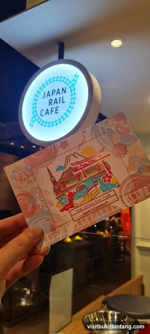 Japan Rail Cafe Sign and Fair Card