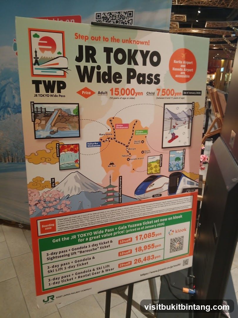 JR TOKYO Wide Pass Advertisement