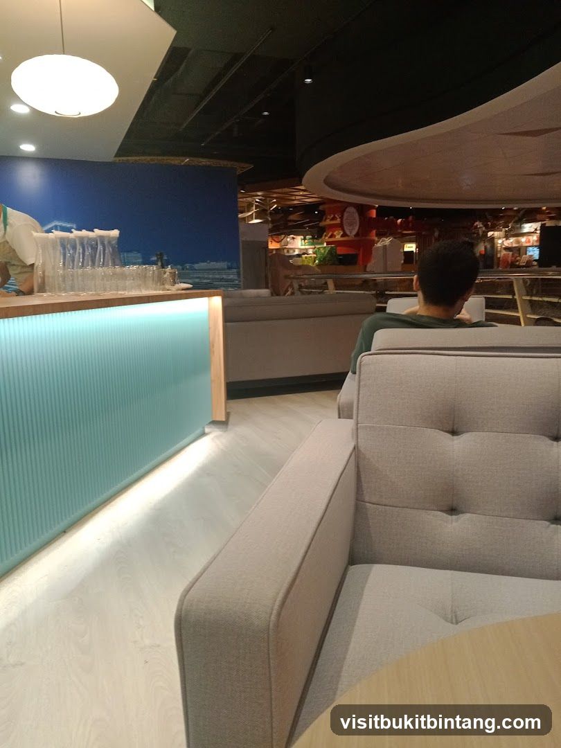 Cafe Interior with Seating
