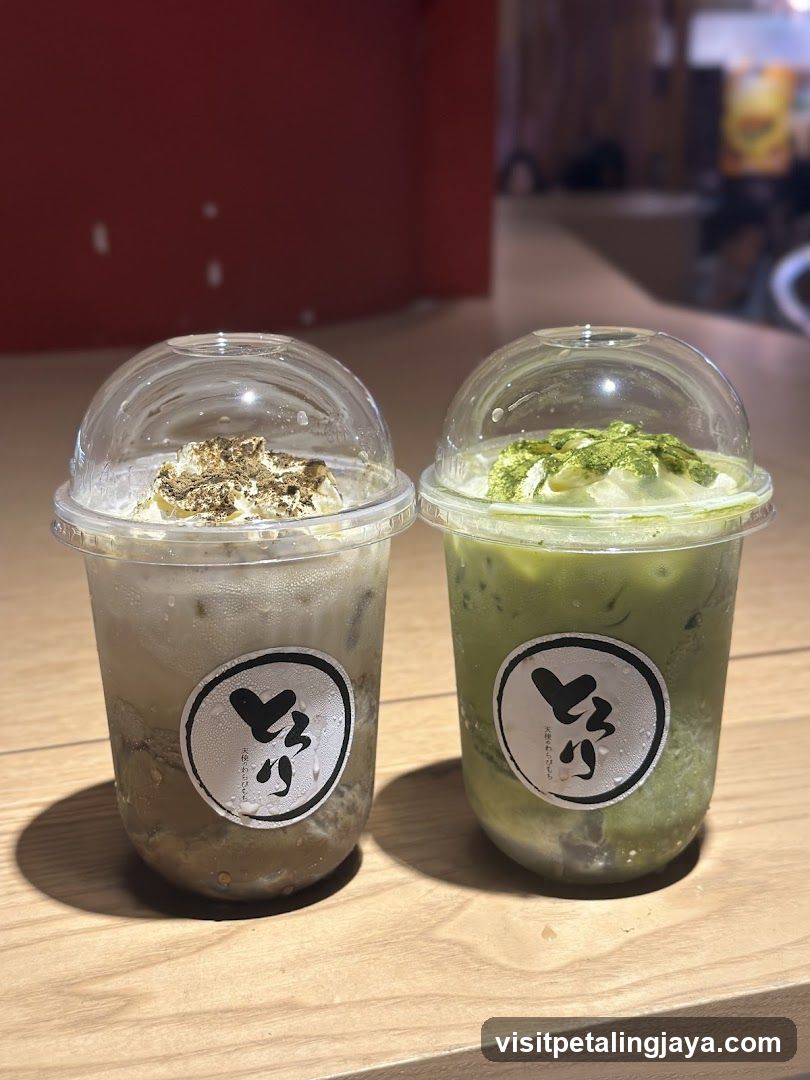 Matcha and Milk Tea Drinks