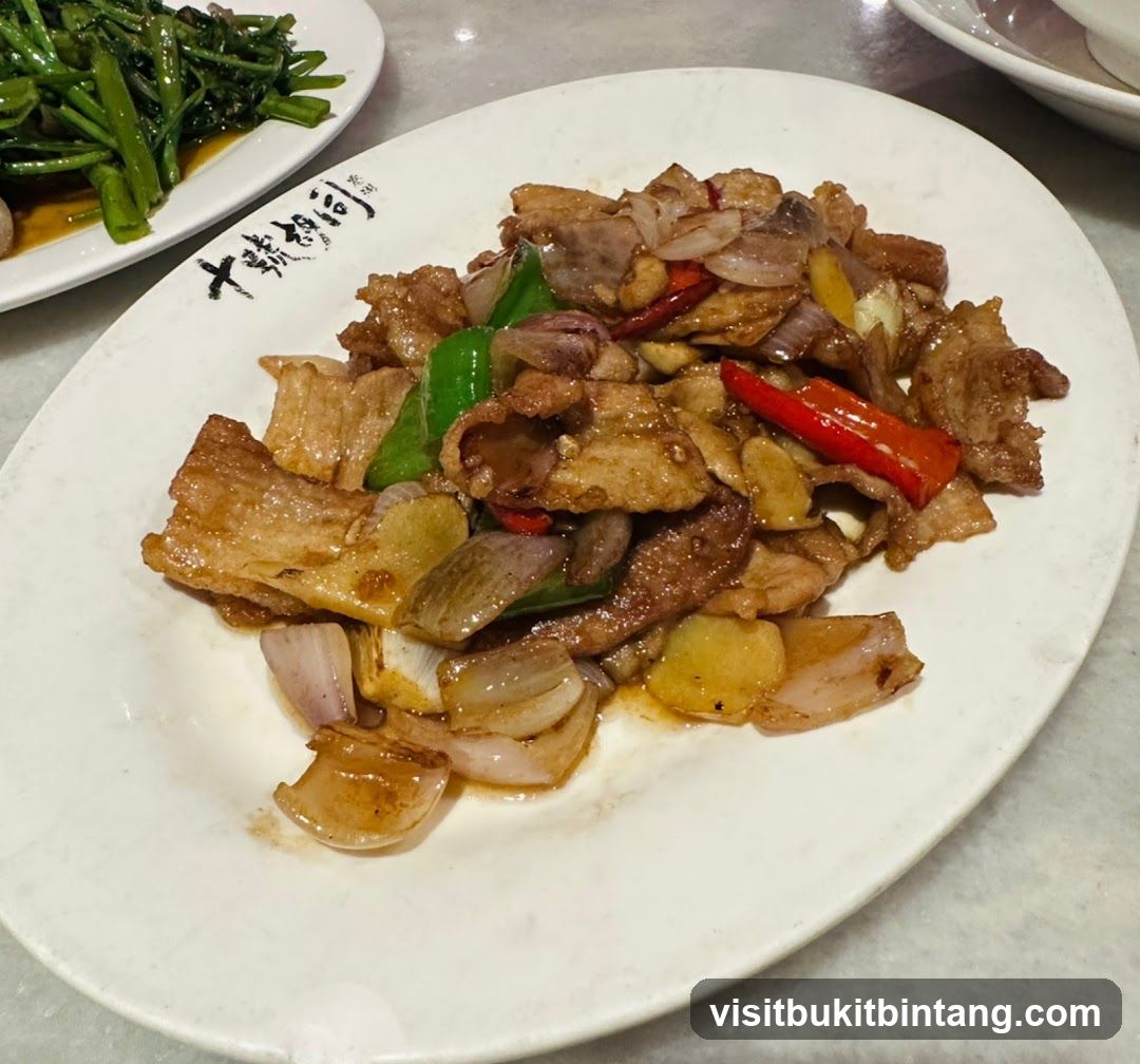 Stir-fried Pork with Onions and Peppers