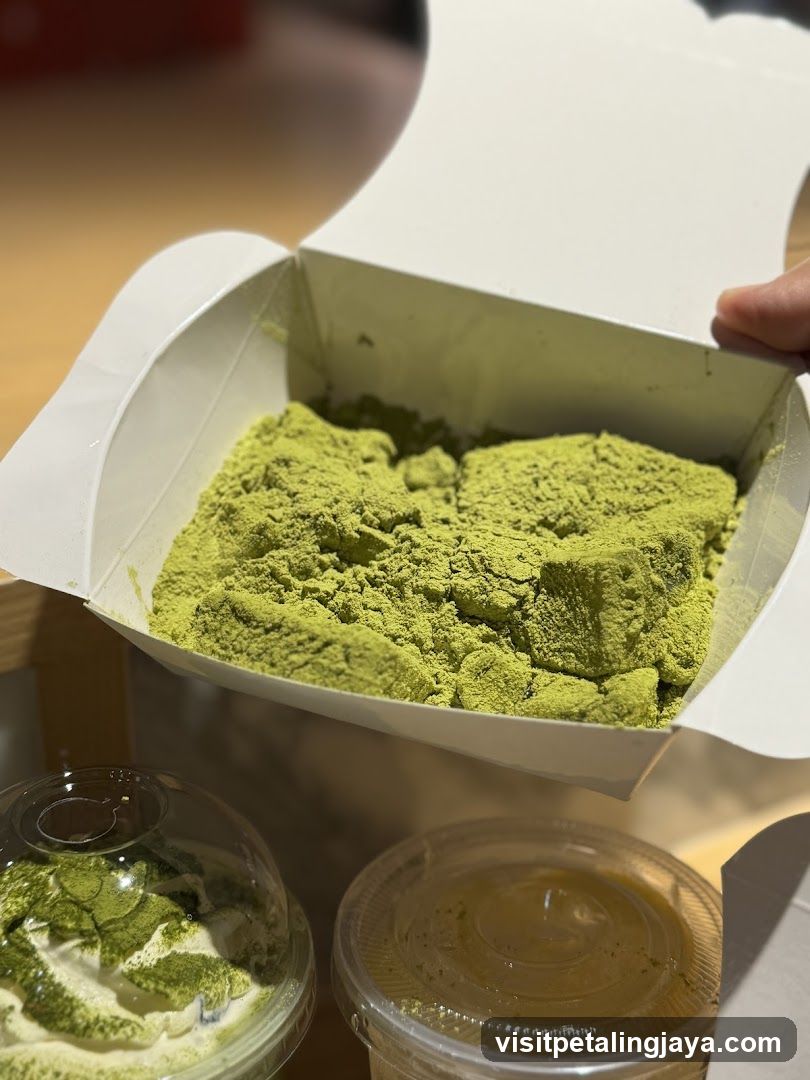 Matcha Dessert Display