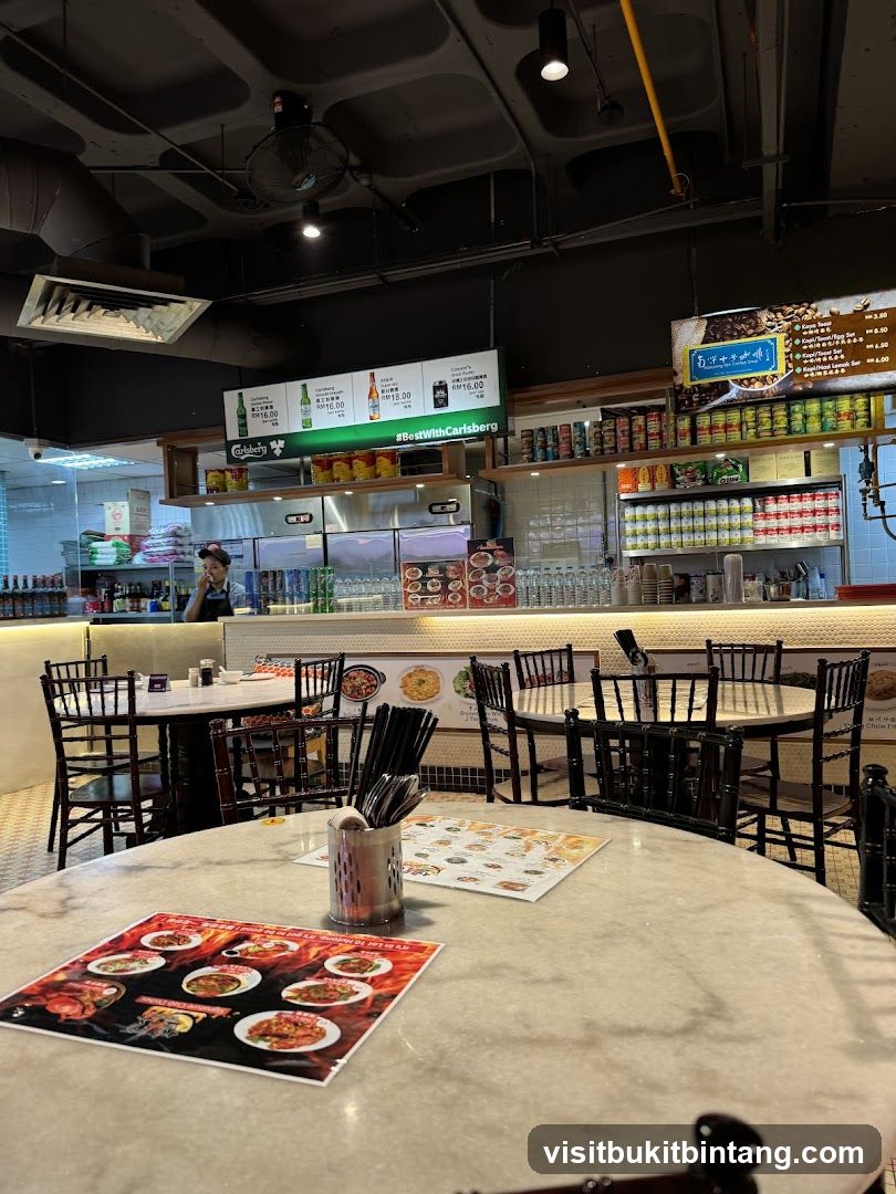 Restaurant Interior with Menus