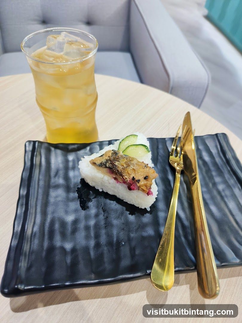 Onigiri and Drink