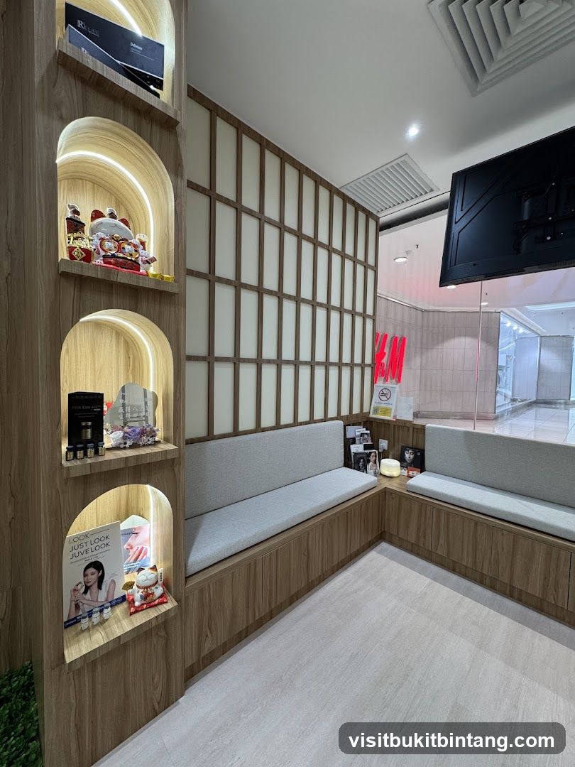 Waiting Area with Shelving and Seating