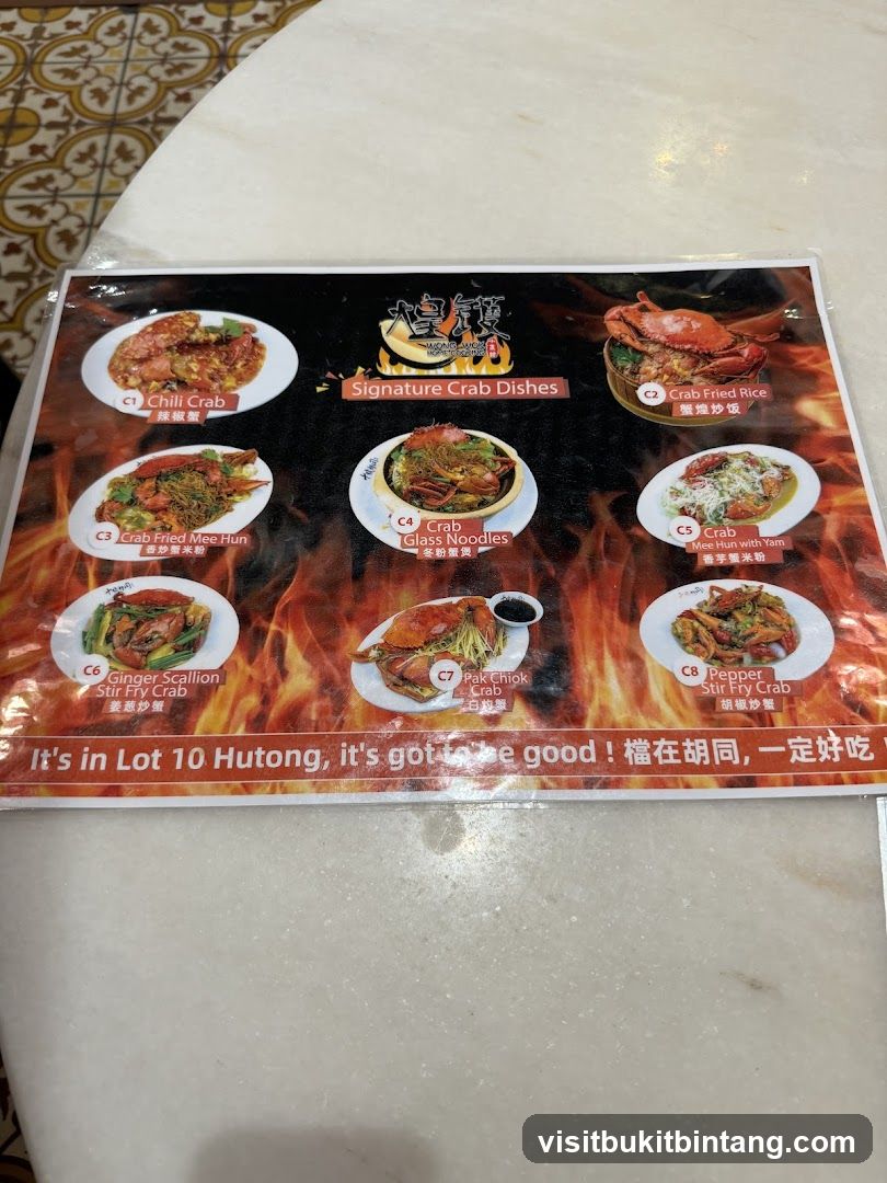 Signature Crab Dishes