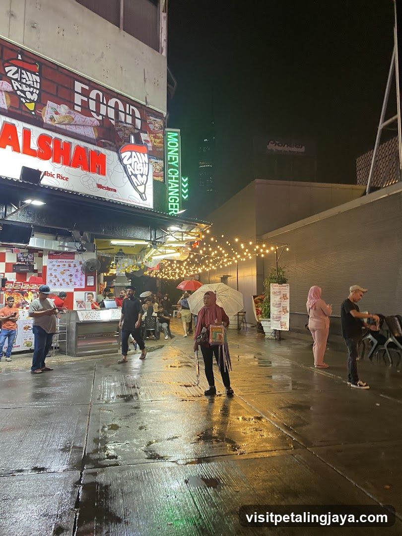 Night Market Street Scene