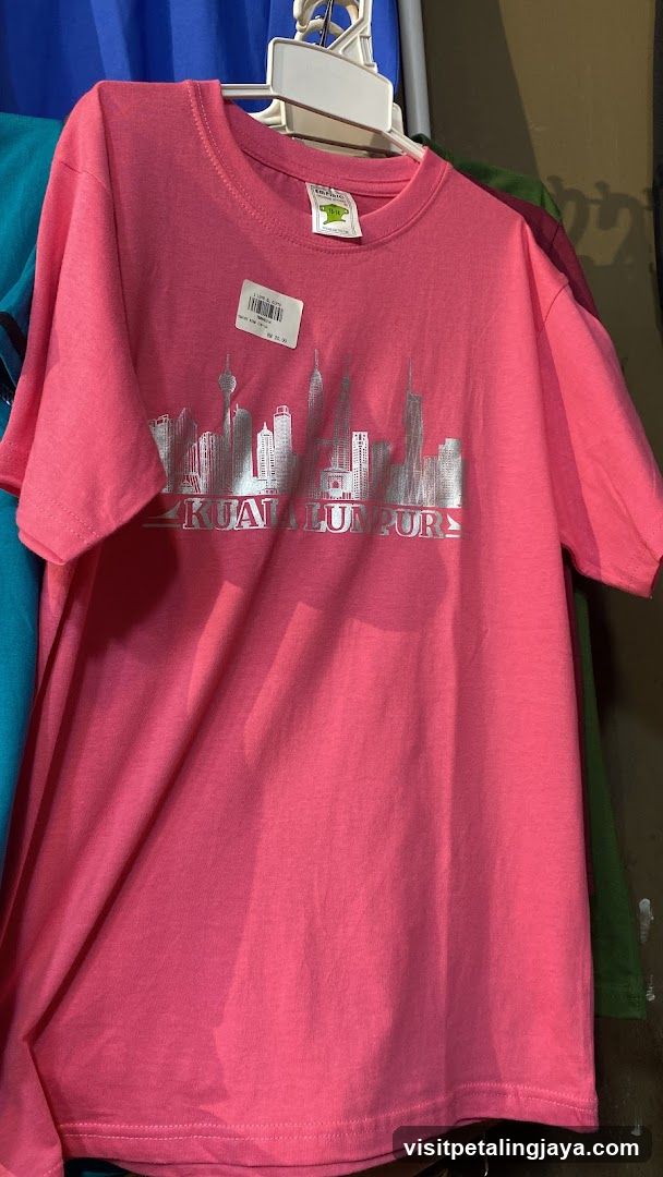Pink Kuala Lumpur Skyline T-Shirt