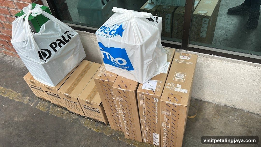 Delivered Packages Outside Storefront