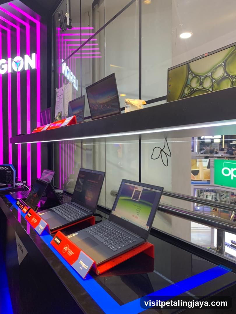 Electronics Display Shelf