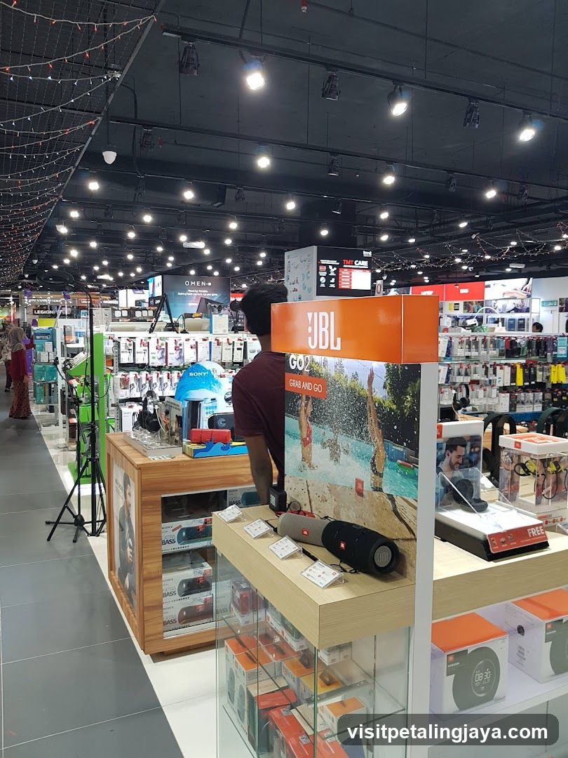 Electronics Store Interior Display