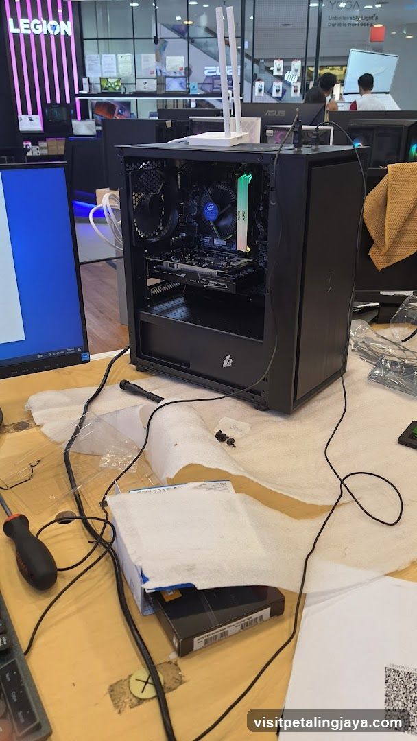 Computer Setup in Store