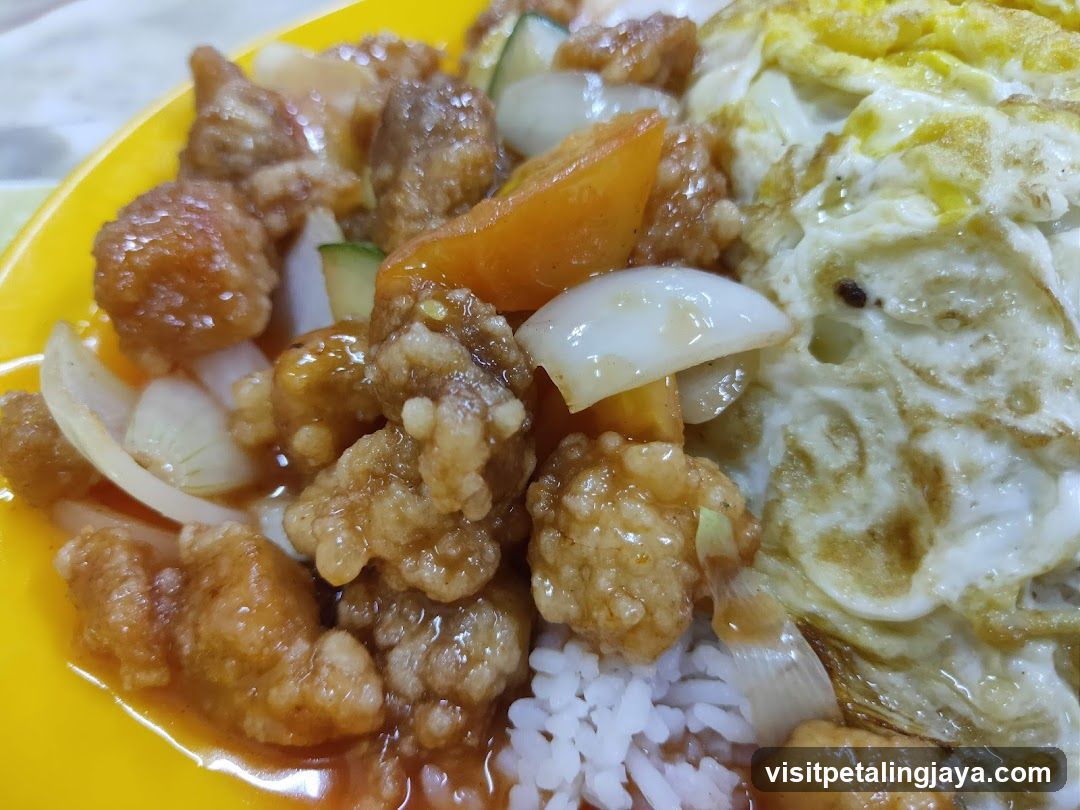 Crispy Chicken with Fried Egg and Rice