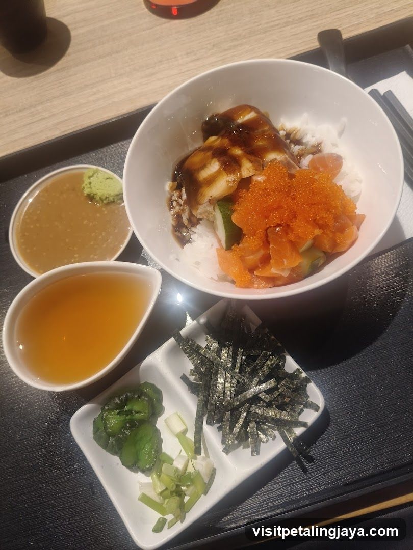 Japanese Rice Bowl Meal