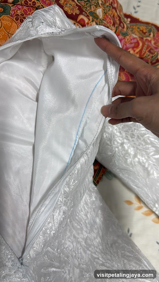 White Fabric Interior View