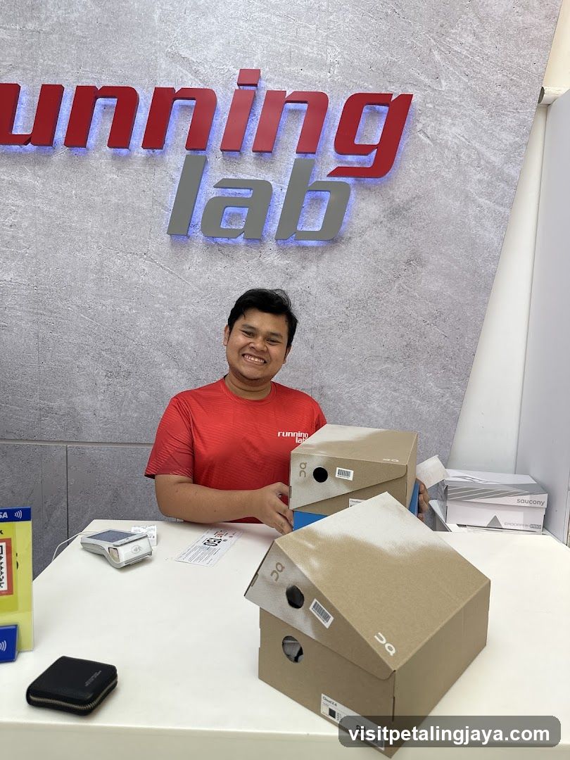 Running Lab Store Interior
