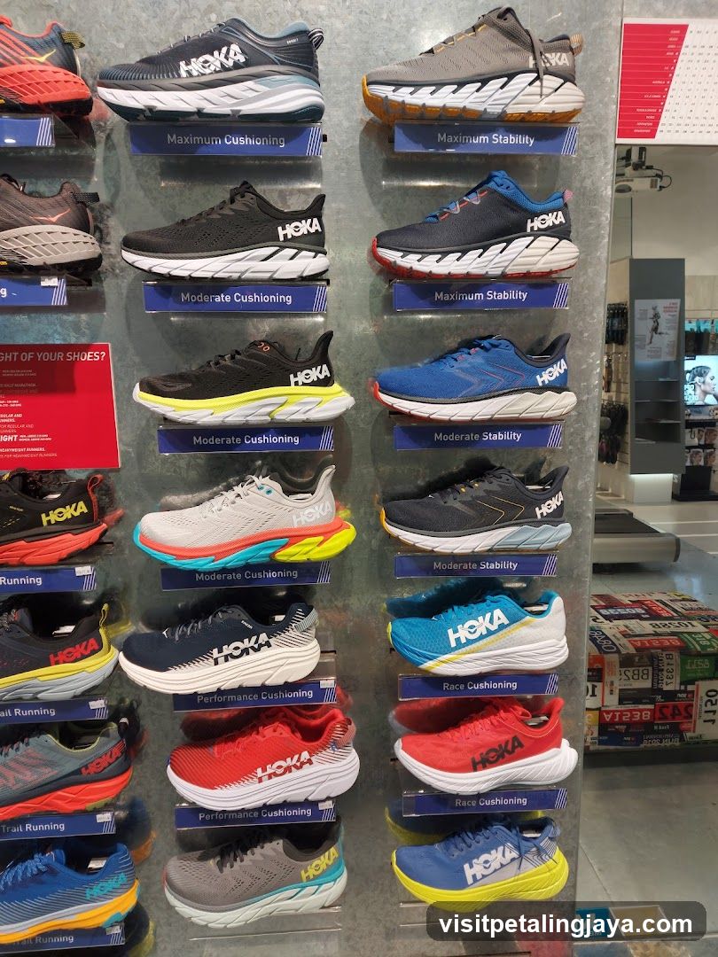 HOKA Shoe Display