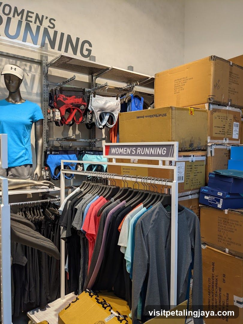 Women's Running Apparel Store Interior