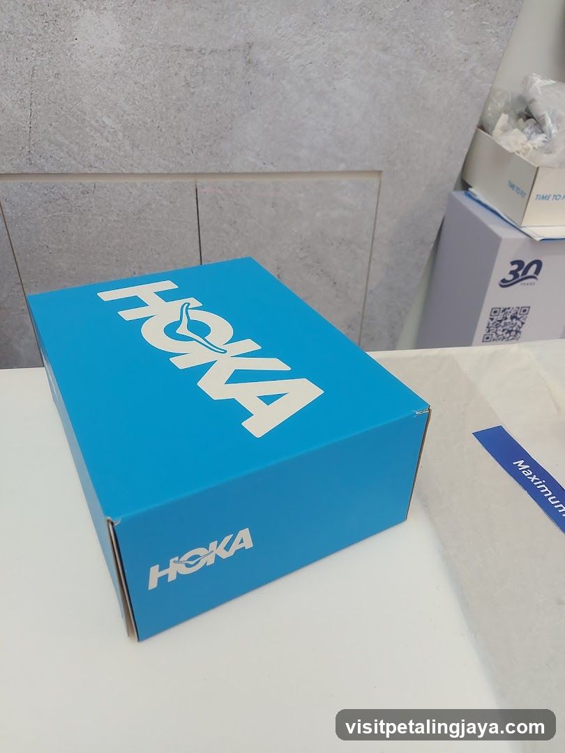 HOKA Shoe Box on Table