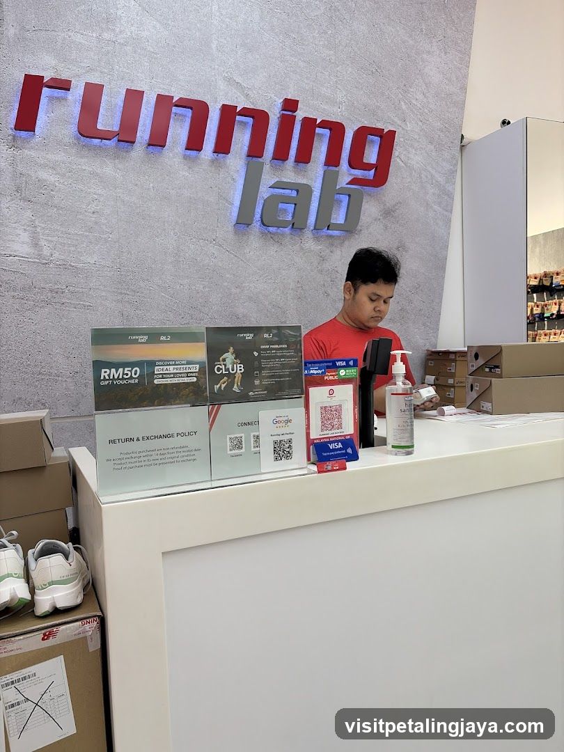 Running Lab Store Interior