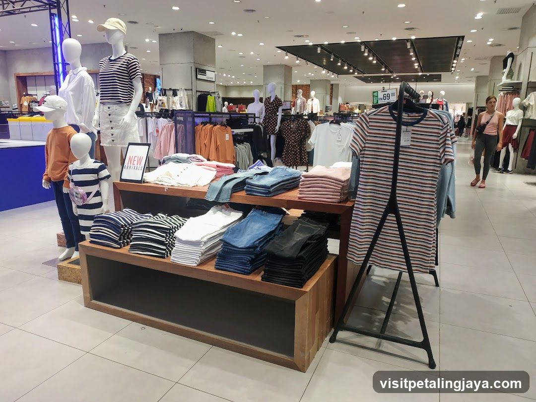 Clothing Store Interior Display